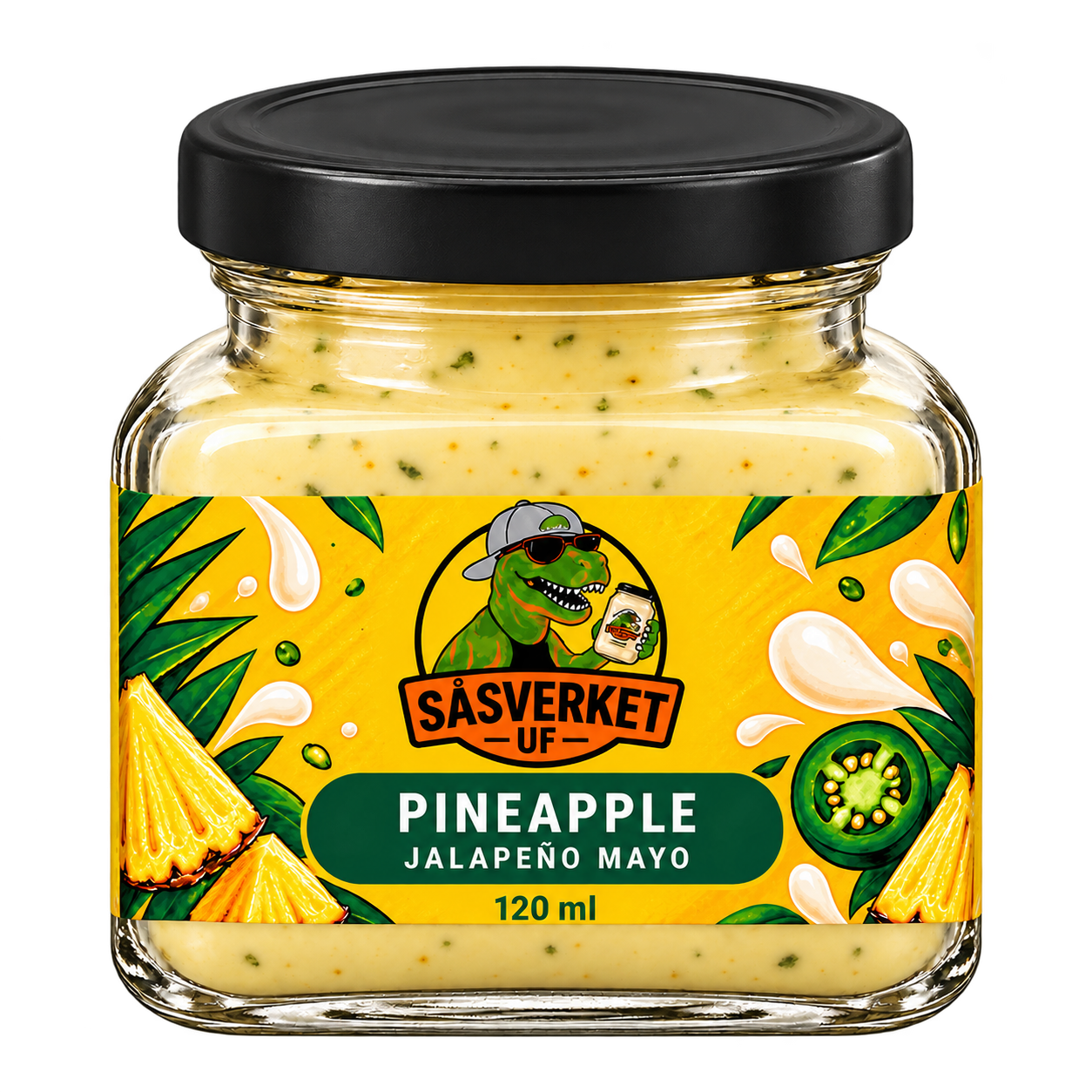 Pineapple Jalapeño Mayo 120 ml burk